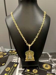 CADEADO 6MM COM PINGENTE NOSSA SENHORA CAPELA