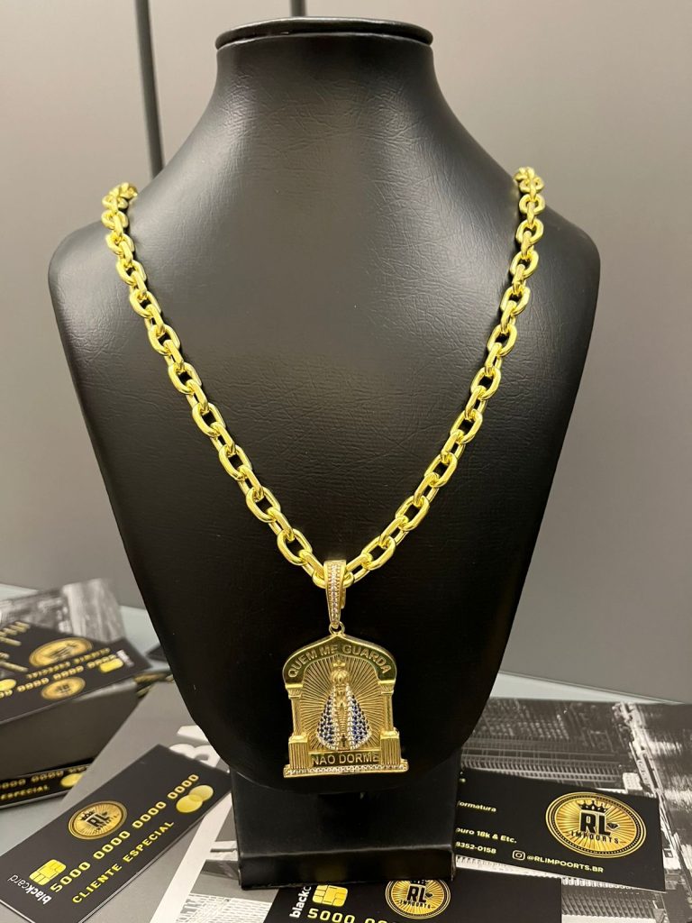 CADEADO 8MM COM PINGENTE CAPELA