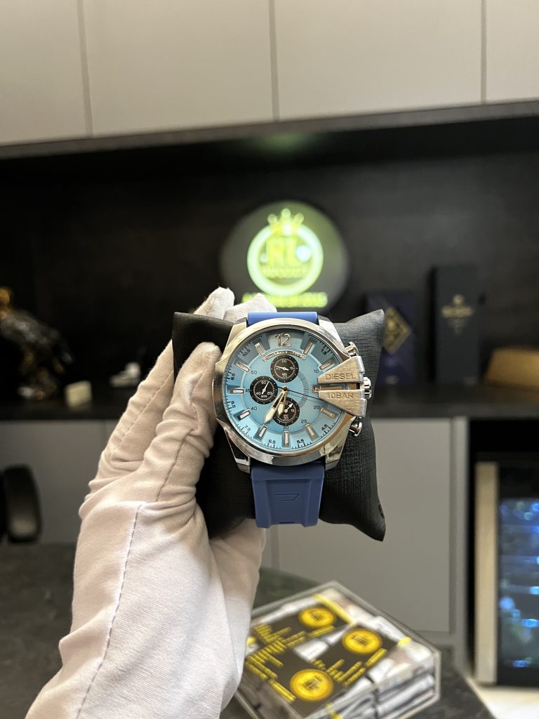 Relógio Diesel Pulseira de Borracha Azul Marinho