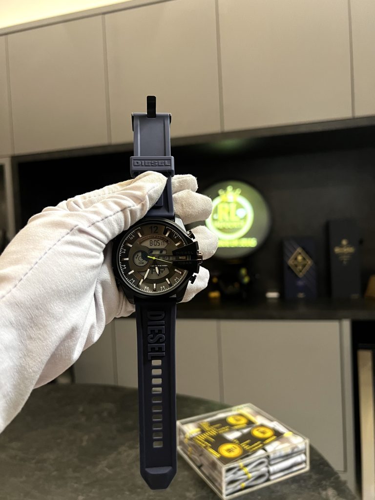 Relógio Diesel Pulseira de Borracha Preta