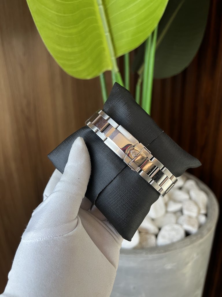 Relógio Rolex Oyster Prata Interna Verde