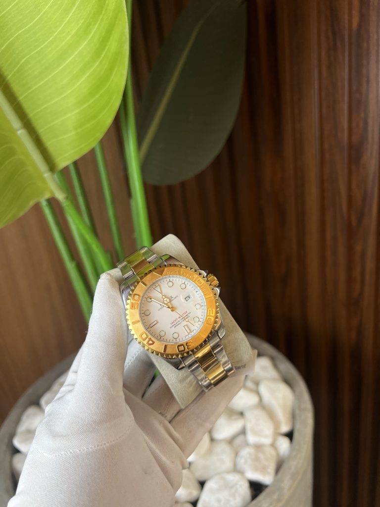 Relógio Rolex Primo Bicolor Interna Branca