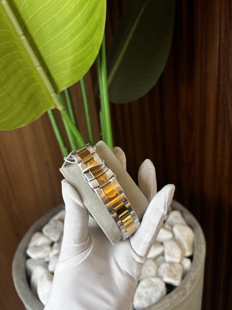 Relógio Rolex Primo Bicolor Interna Branca