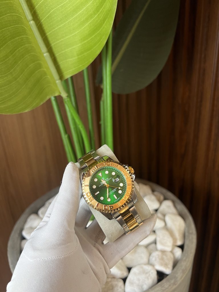 Relógio Rolex Primo Bicolor Interna Verde
