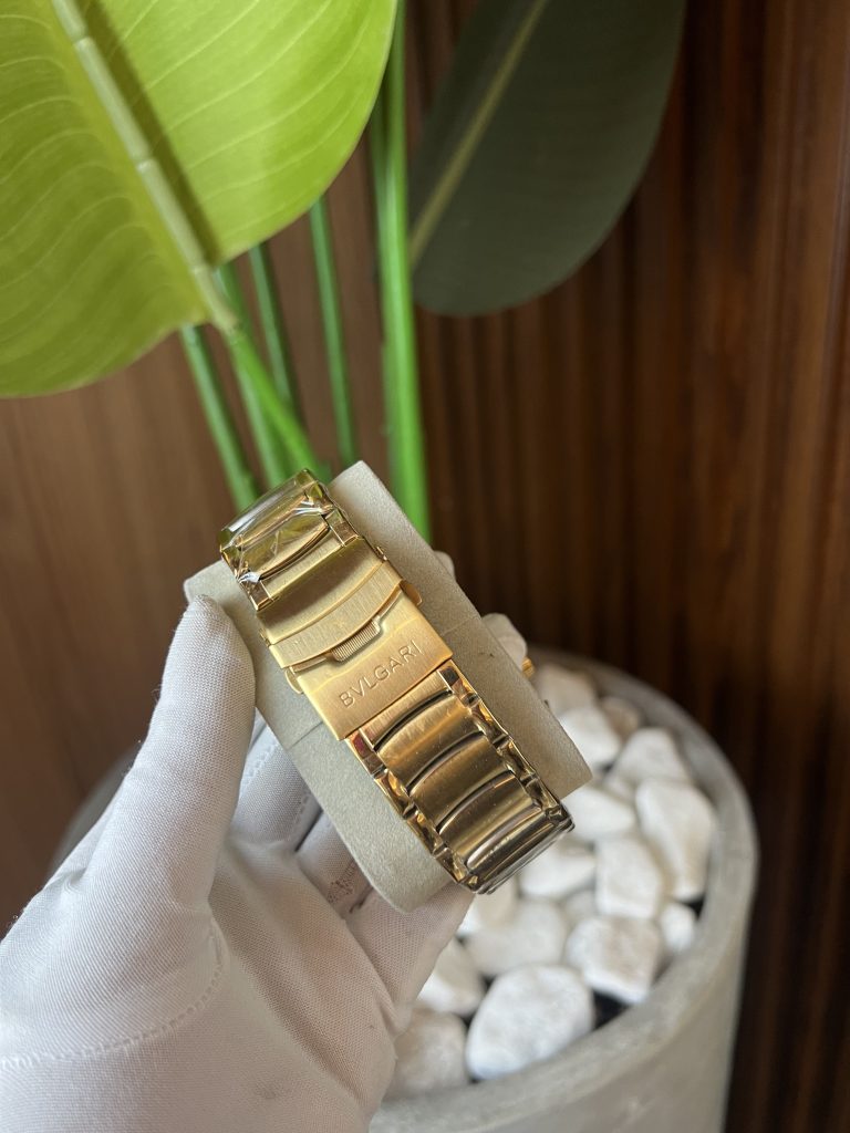 Relógio Bvlgari Dourado Interna Algarismo Dourado