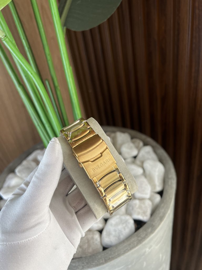 Relógio Bvlgari Dourado Maquinário Importado Interna Dourada